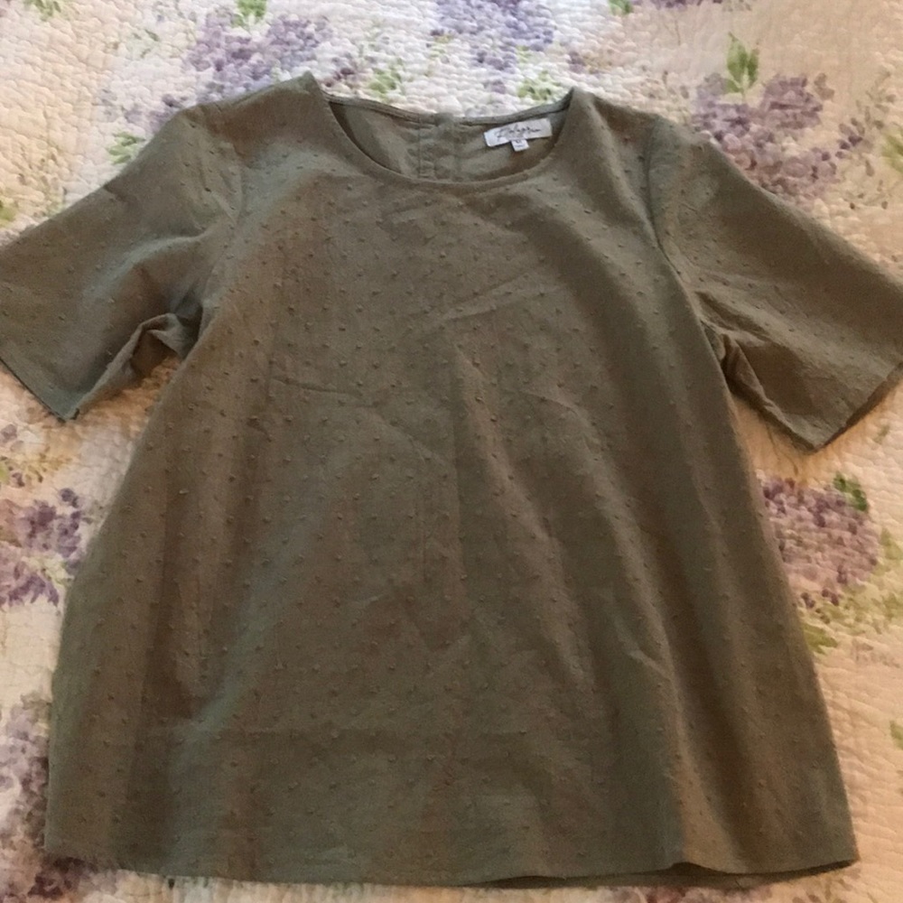 Polagram Short-Sleeved Embellished Top